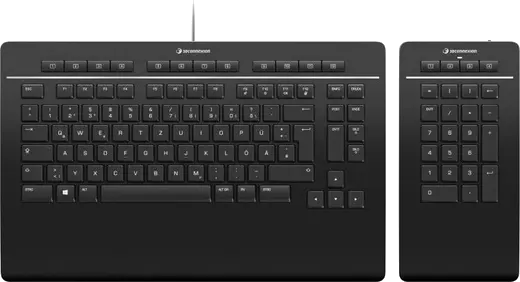 3Dconnexion Keyboard Pro with Numpad, US-International (QWERTY)