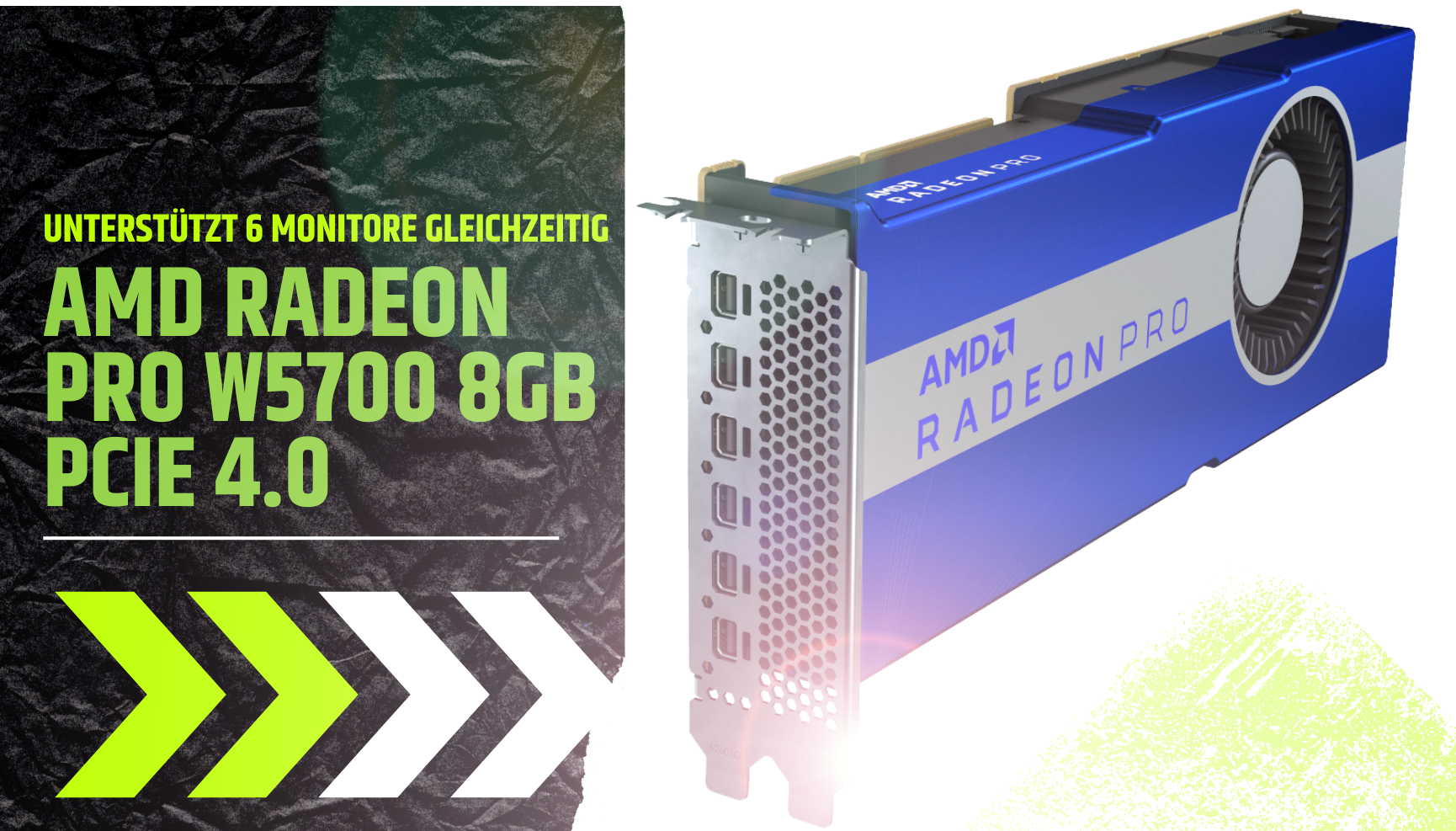 AMD Radeon PRO W5700 8GB PCIe 4.0-Banner2