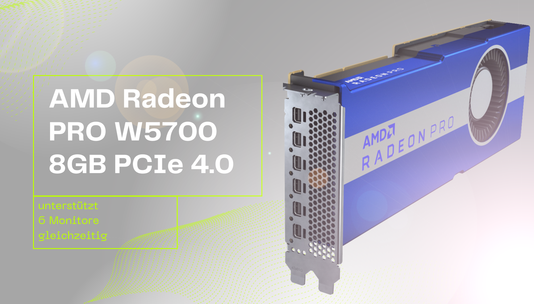 AMD Radeon PRO W5700 8GB PCIe 4