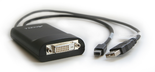 Adapter mini DisplayPort (arretierbar) auf DVI-D Dual Link (aktiv)