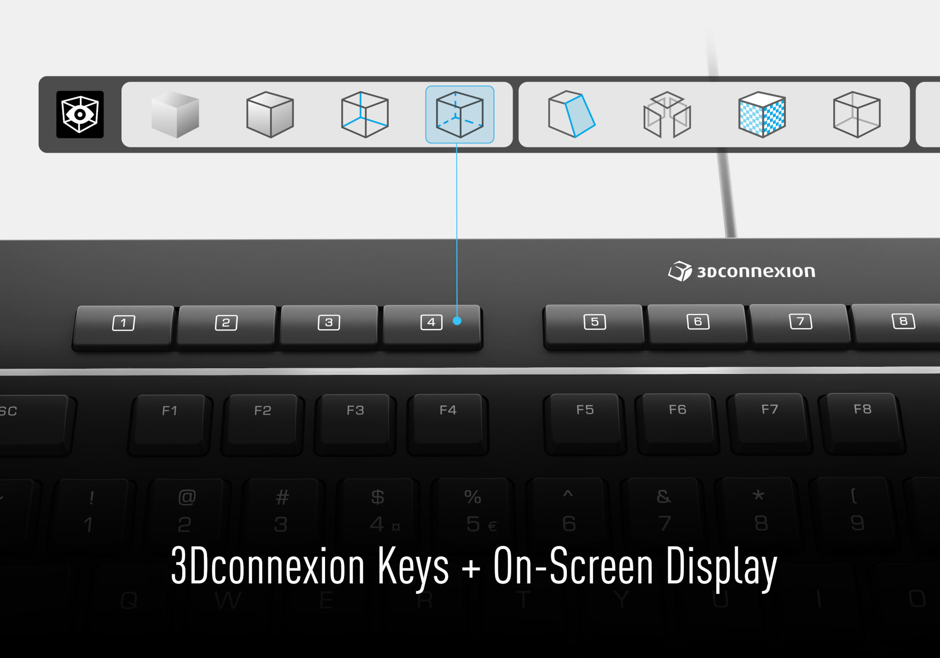 3Dconnexion Keyboard Pro with Numpad, Deutsch (QWERTZ)